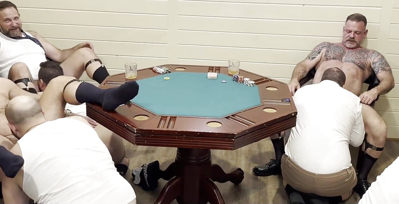 Poker night orgie