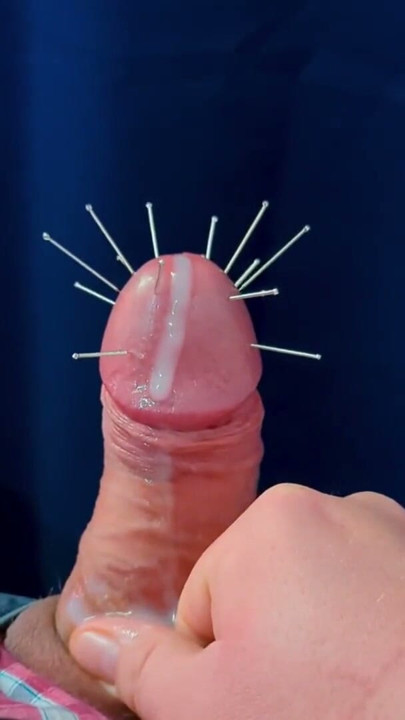 Ruined Orgasm with Cock Skewering - Extreme CBT, Acupuncture Needles Through Glans, Edging & Cock Tease | Clip 2