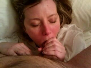 damn Tina looks good suckin my cock