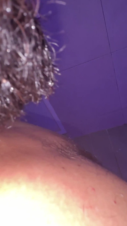 Rich blowjob in the bathroom and I come very rich on the face of my little stepsister slut | Clip 1
