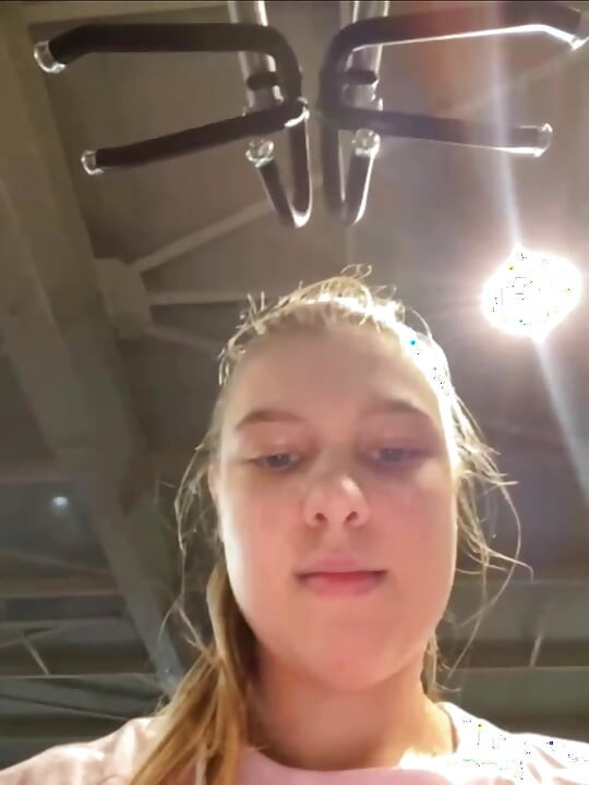 Jucielussie workout in the gym