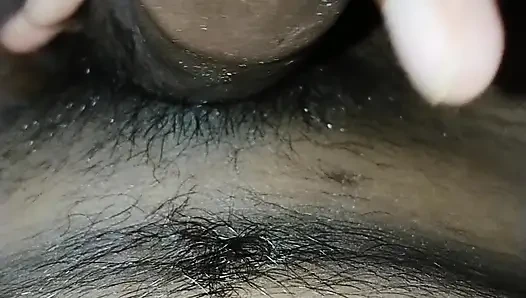 I just needed to cum on her ass! South Asian babe took my cock and helped me to release my cum on her ass.