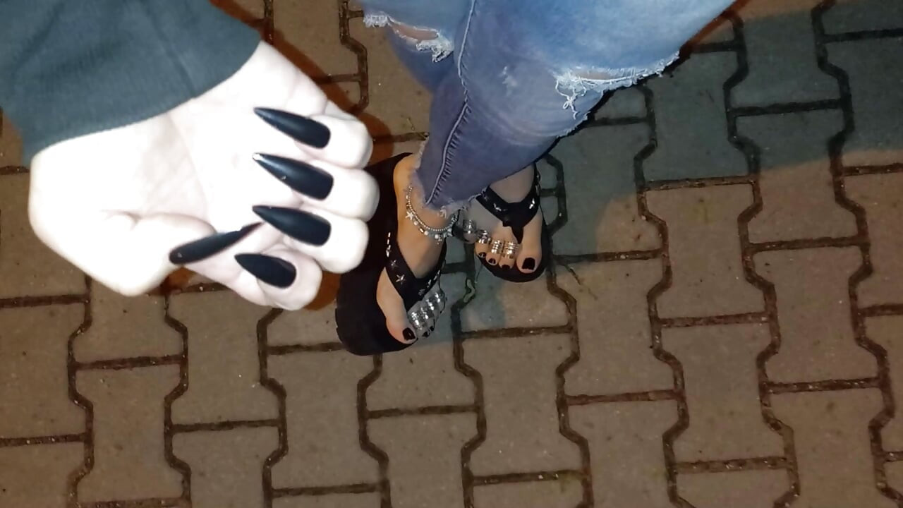 I'm cumming in the street again - lot of cum