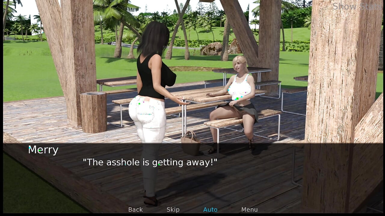 Projekt vruća žena - igranje s Jennynim sisama na otvorenom