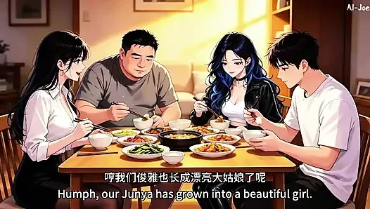 Di depan prese kakakku, adikku benar-benar melakukan hal seperti itu padaku.ini terlalu menggairahkan. Episode 2 Ai-generated