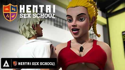 HENTAI SEX UNIVERSITY - Hentai Student Eats Out His Teacher's Perfect Pussy Until She Orgasms!