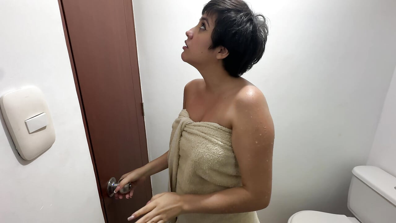 I Help My Sexy Step Sister Out of Her Locked Bathroom, in Exchange She Lets Me Fuck Her Tight Ass Hard.