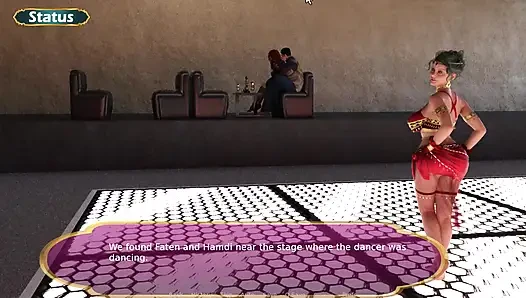 뚱뚱한 욕망 - 사라에게 유혹당하는 2명의 Fatima