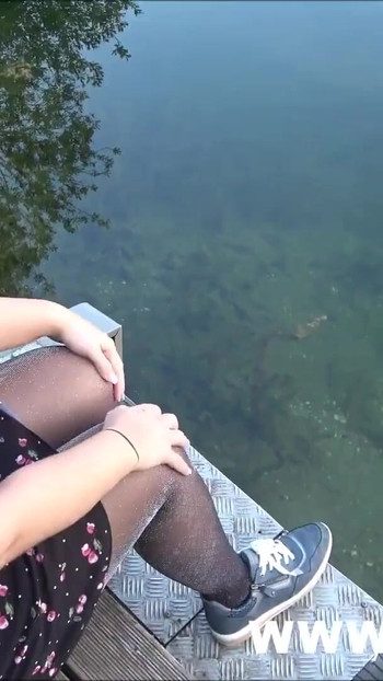 Must-see moment from "Spontaneous outdoor quickie at the lake! HAVE I BEEN RECOGNIZED?"