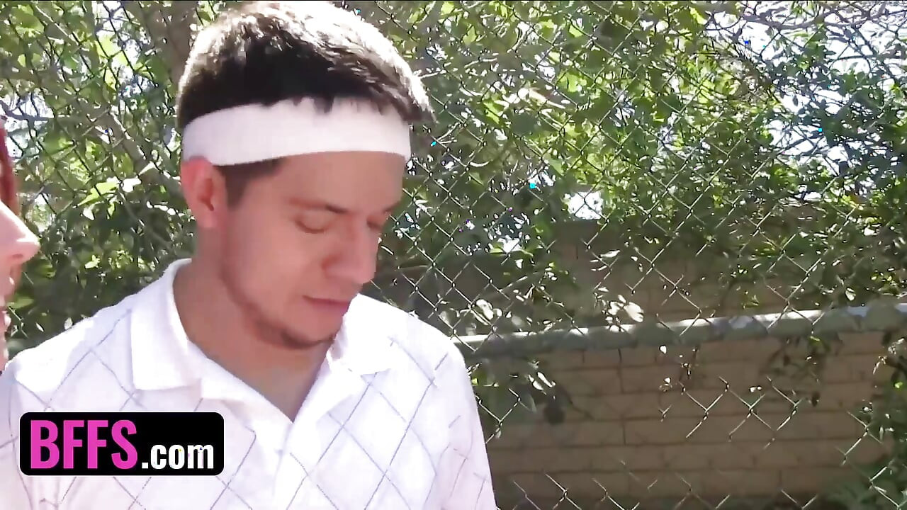 BFFS - Horny Tennis Coach Lifts His Students' Mini Skirts And Pounds Their Wet Pussies On The Field