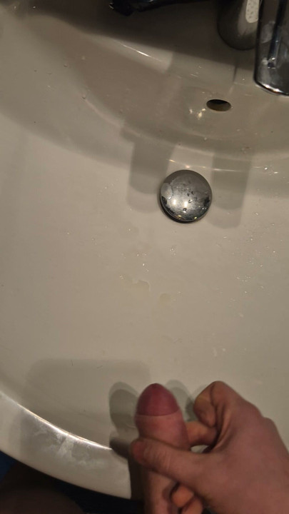 I masturbate in the sink