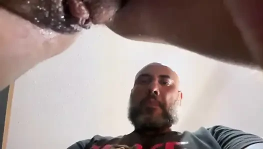 Cumming Squirt Pussy Got All Wet with Horniness