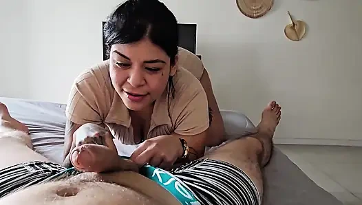 Venezuelalı orta yaşlı seksi kadın benden onu hamile bırakmak istiyor