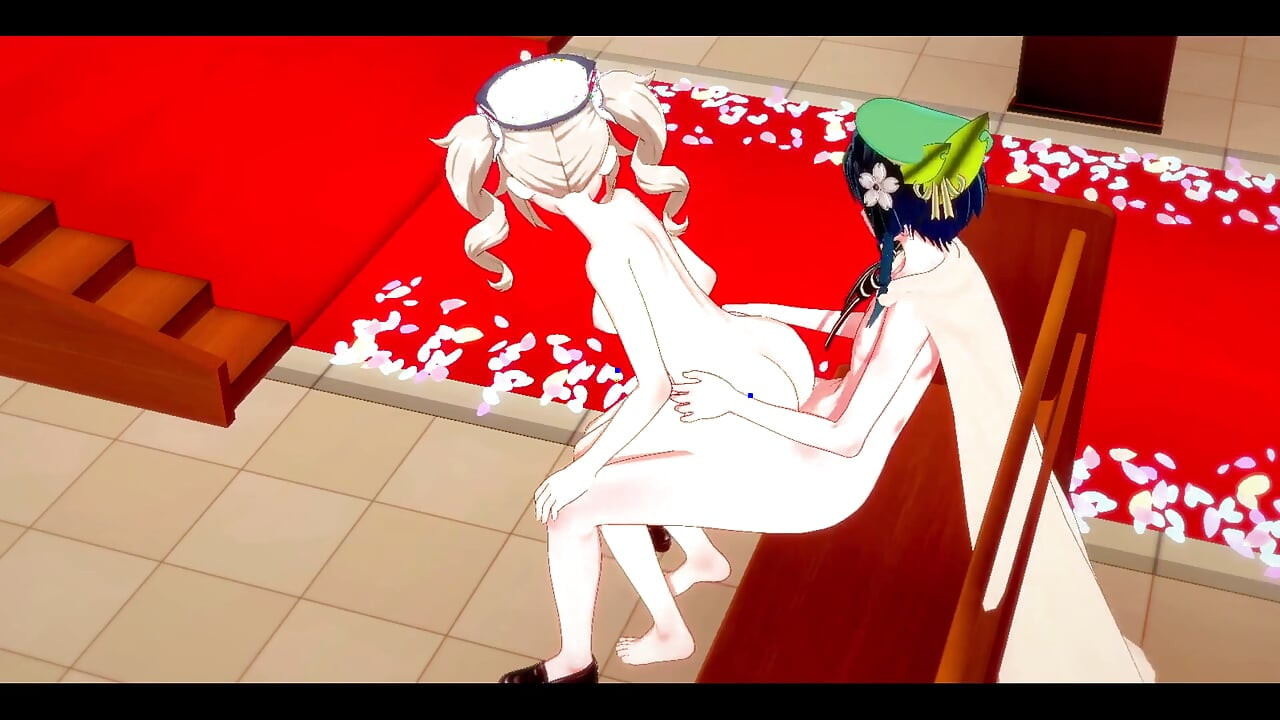 Genshin Impact เฮนไต - Barbara X Venti เย็ดในโบสถ์ - หนังโป๊เกมอนิเมะเอเชียญี่ปุ่น