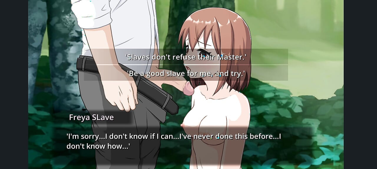 Together Again BDSM Episode 2 - Freya Slave Forest Blowjob & Burning Palm Spanking