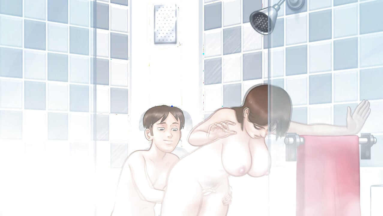 madrastra pervertida me invito a bañarme con ella para pedirme que la terminara follando