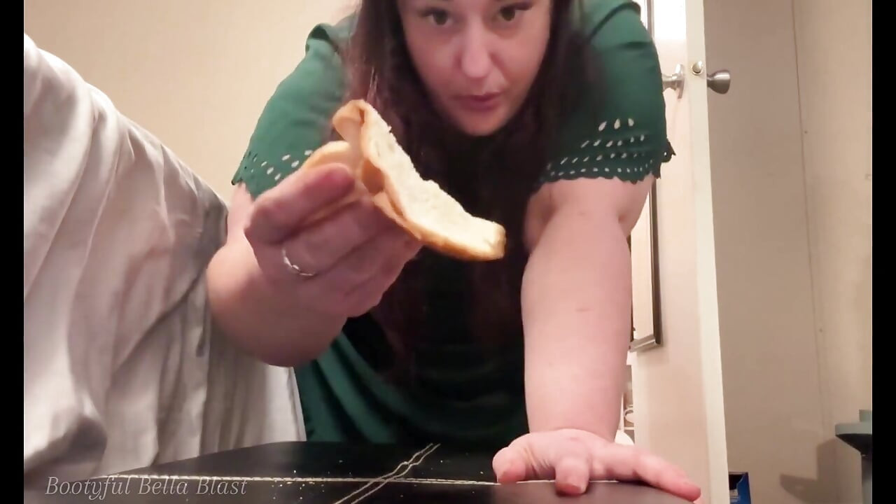Grandota pedos en tu pan en primer plano, culo, pan con sabor a infusión por Bella Blast