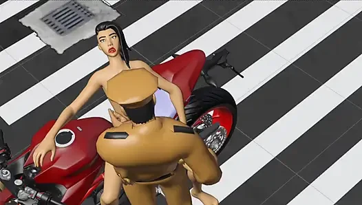 Indian Police fucking a girl on highway