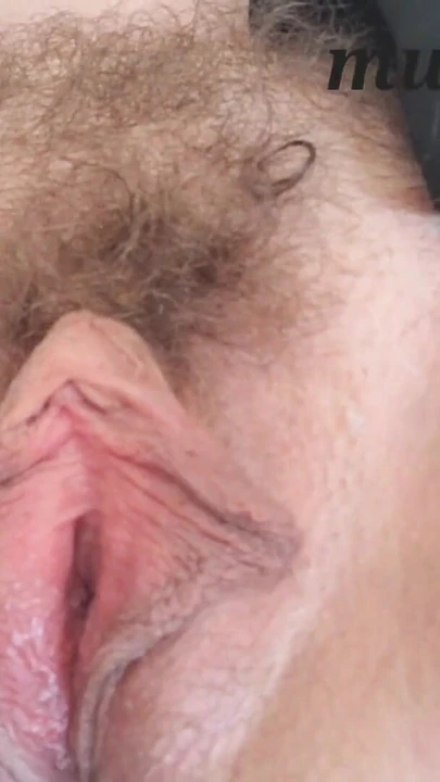 Iconic moment from "POV sexy milf Munichgold with a hairy pussy mastrobates for you and oils her big tits and jerks off with me"