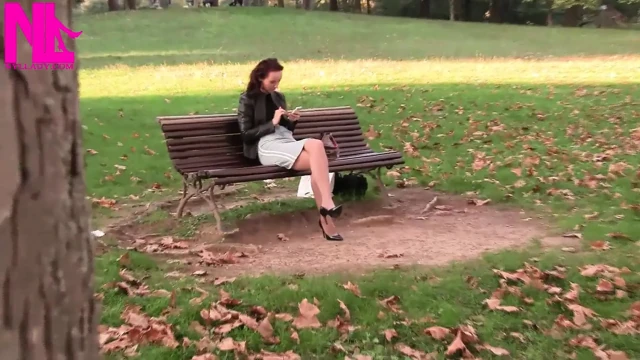 Dangling in Black Patent Pumps in the Park