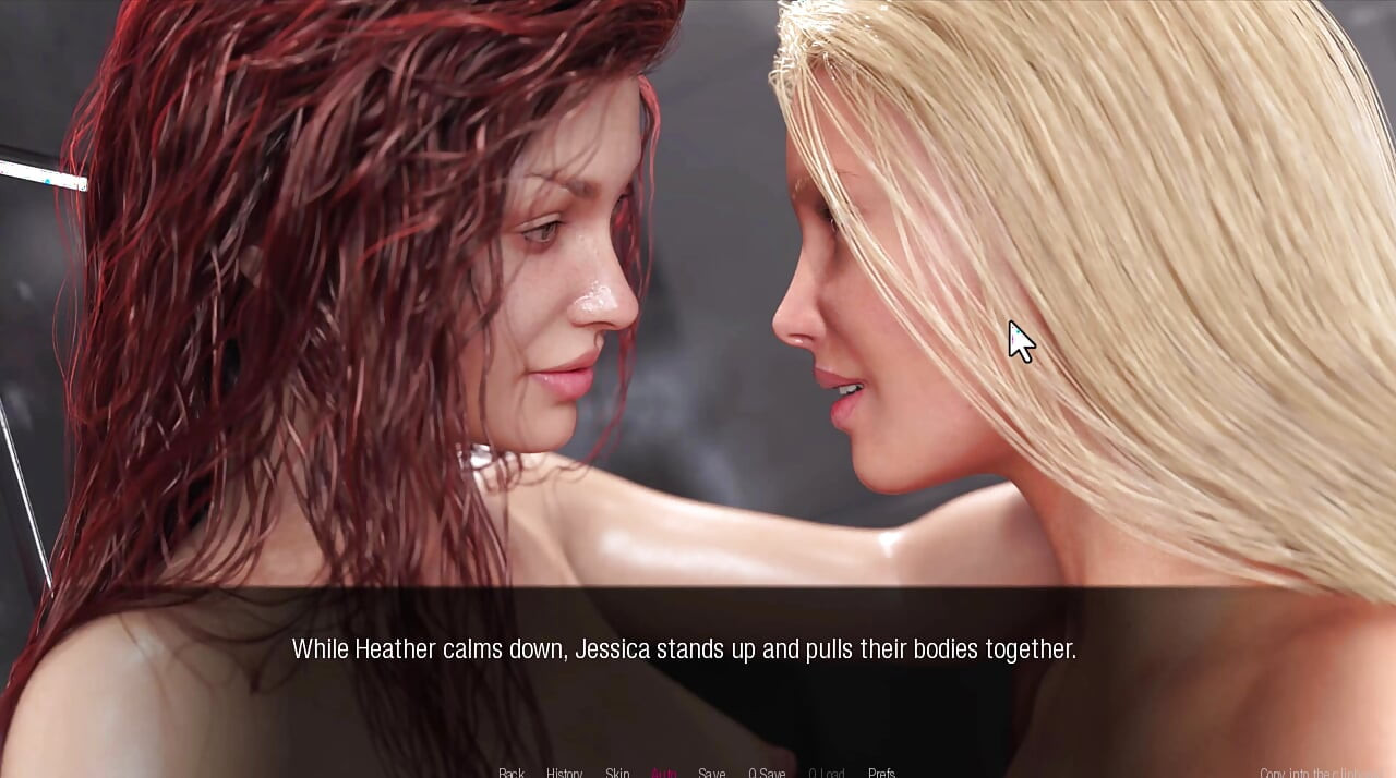 Jessica O'Neil #7 - Jessica and heather had fun in the shower.