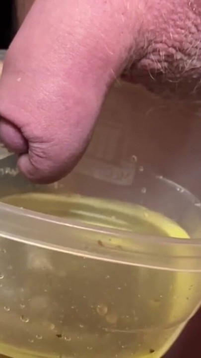Pissing thru foreskin. Ultimate uncut cock peeing compilation. | Clip 1