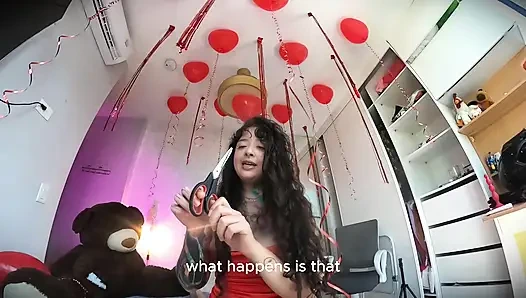 Beautiful and Sensual Girl Cuts off My Cock