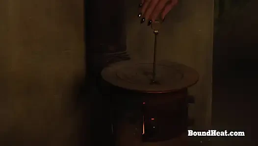 Curvy Naked Lesbian Slave Fingered And Kissed By Two Horny Mistresses