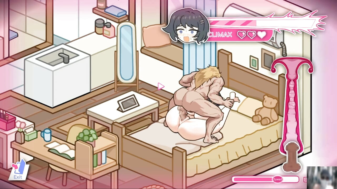 EP-4"LIFEGUARD HOLIC GAMEPLAY!NTR! HENTAI GAME! BF caught me and her gf fucking in his house.