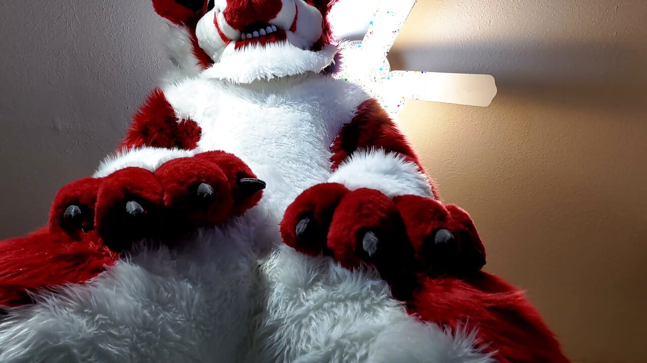 Fursuit omorashi - mokrim se u svom punom murrsuitu
