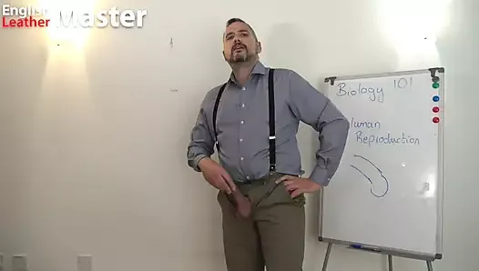 Uncut DILF teacher gives JOI to cut student PREVIEW
