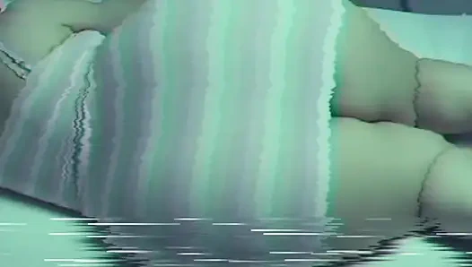 Женщина с большой попкой покупает в богатых леггинсах