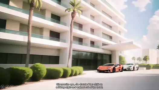 Animation MILF Gives the Newcomer Guy a Gentle, Passionate Hotel Welcome