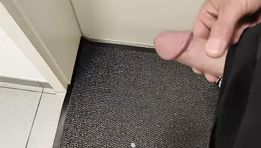 I cum on neighbor’s doormat in staircase