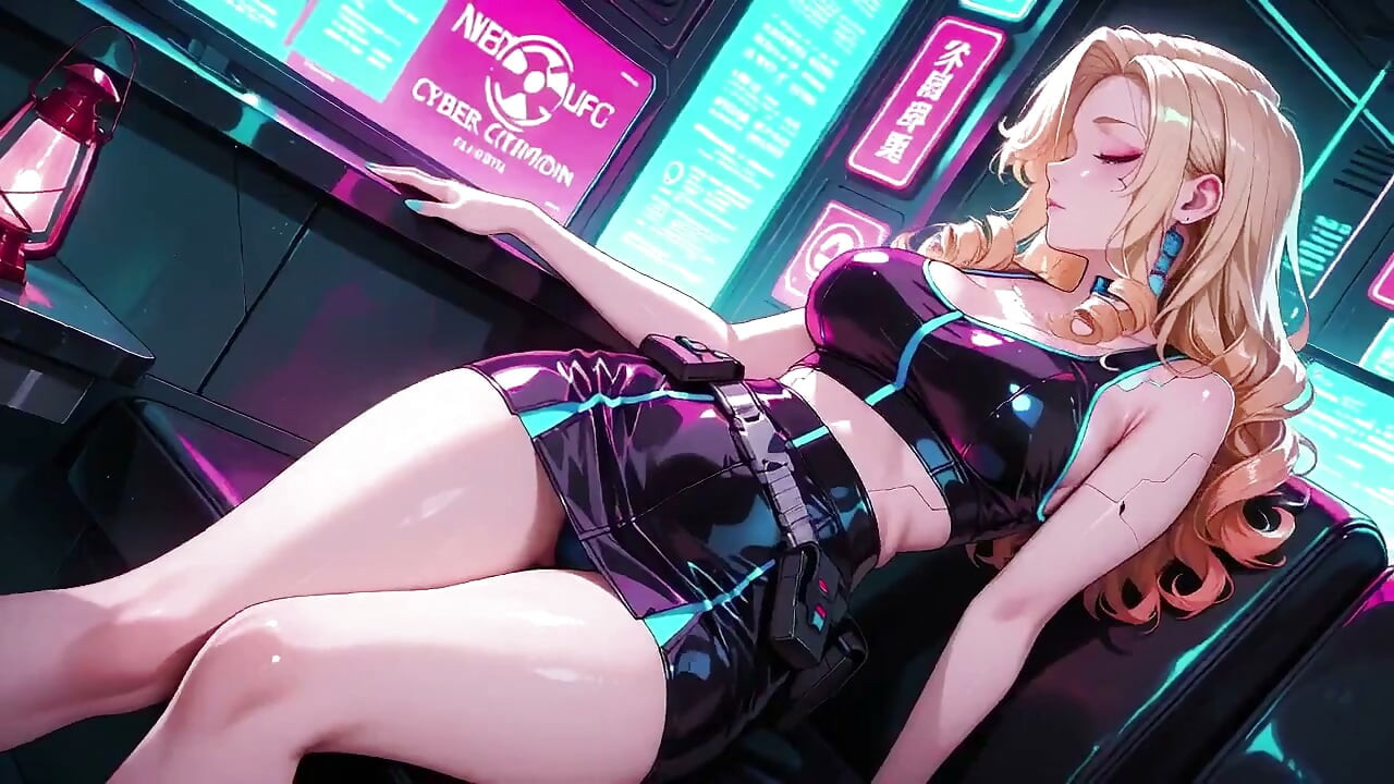 Cyber Awakening: the Blonde Warrior's Secret!