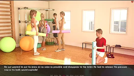 AWAM # 14 - Dylan sah, wie die yoga-damen duschen und masturbieren... Sophia und Liam hatten sex.
