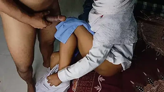 Desi teen with school girl hardcore Doggystyle fucked by her stepbrother. Part Full. I fill her hands with my cumin