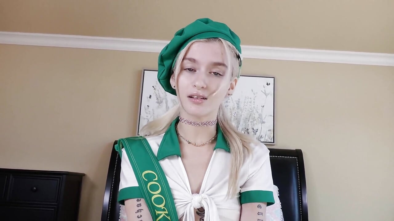 Petite Blonde Emma Rosie Rimming in POV