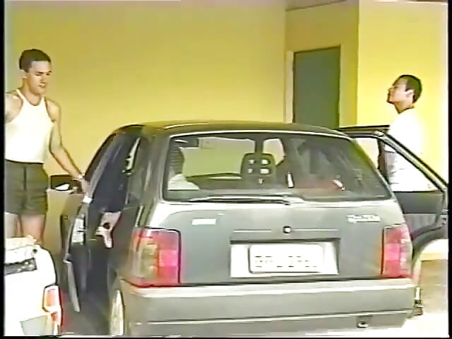 Gay Brazilian boys do wild deepthroating by car