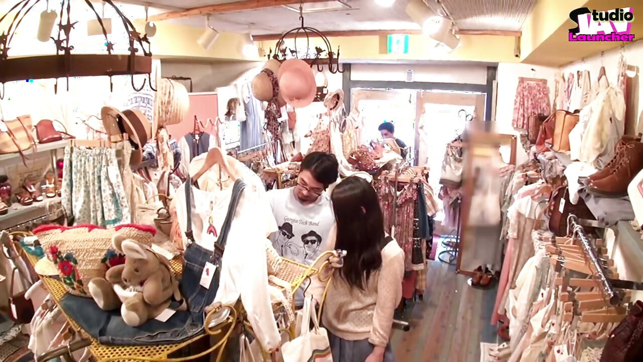 Risky Thrill, Bold Encounter with a Charming Shop Assistant After a Risky Moment - Scene1
