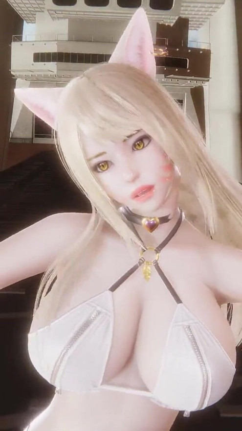 MMD Unis - Curious Ahri Akali Seraphine Hot Kpop Dance League of Legends Uncensored Hentai | Clip 1