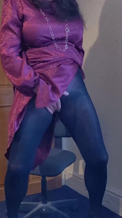 Memorable moment from "Cum in Tights"