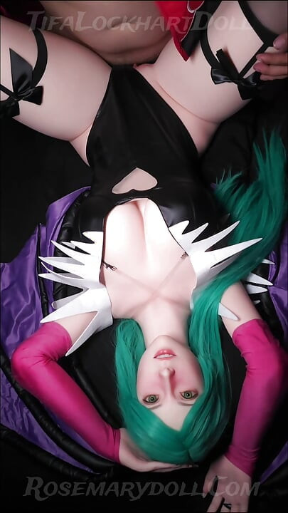 Aerith X Morrigan Darkstaklers Cosplay