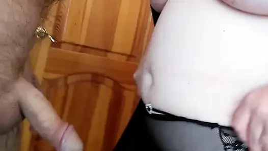 Volles höschen mit sperma nach dem wichsen # 2