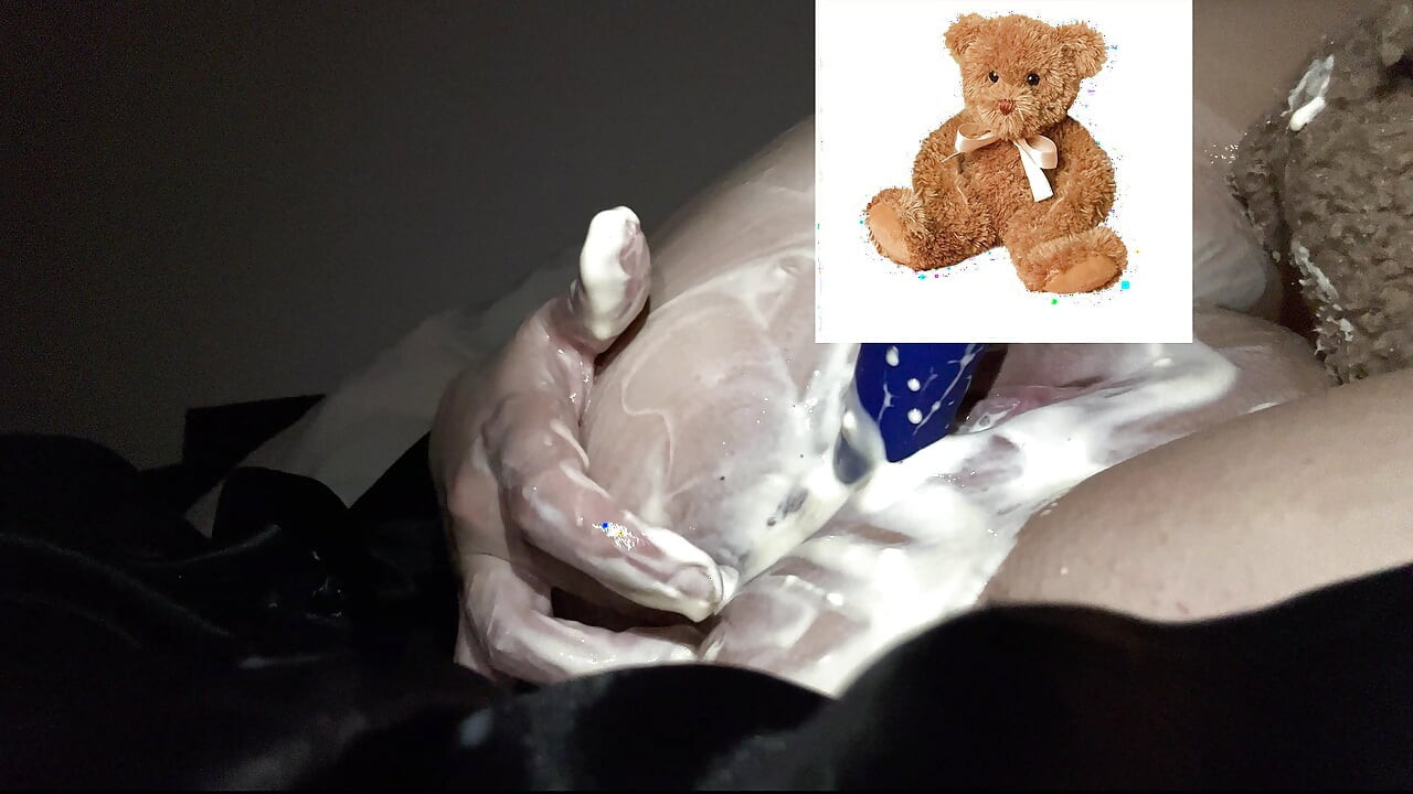 4k-ASMR YOGURT FOOD FETISH- KINKY STEPSISTER MASTURBATES WITH DILDO- CUMFLATION HENTAI-  -ARABIAN SNOWWHITE