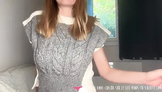Vends-Ta-Culotte - Презентация сексуальной и спортивной молодой французской женщины в любительском видео с примеркой в нижнем белье