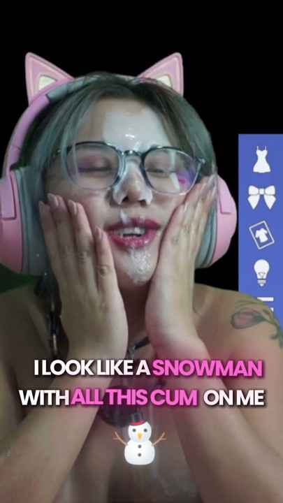 I look like a snowman