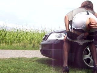 Fucked by car