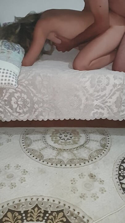 Turkish couple having sex in the 69 position.