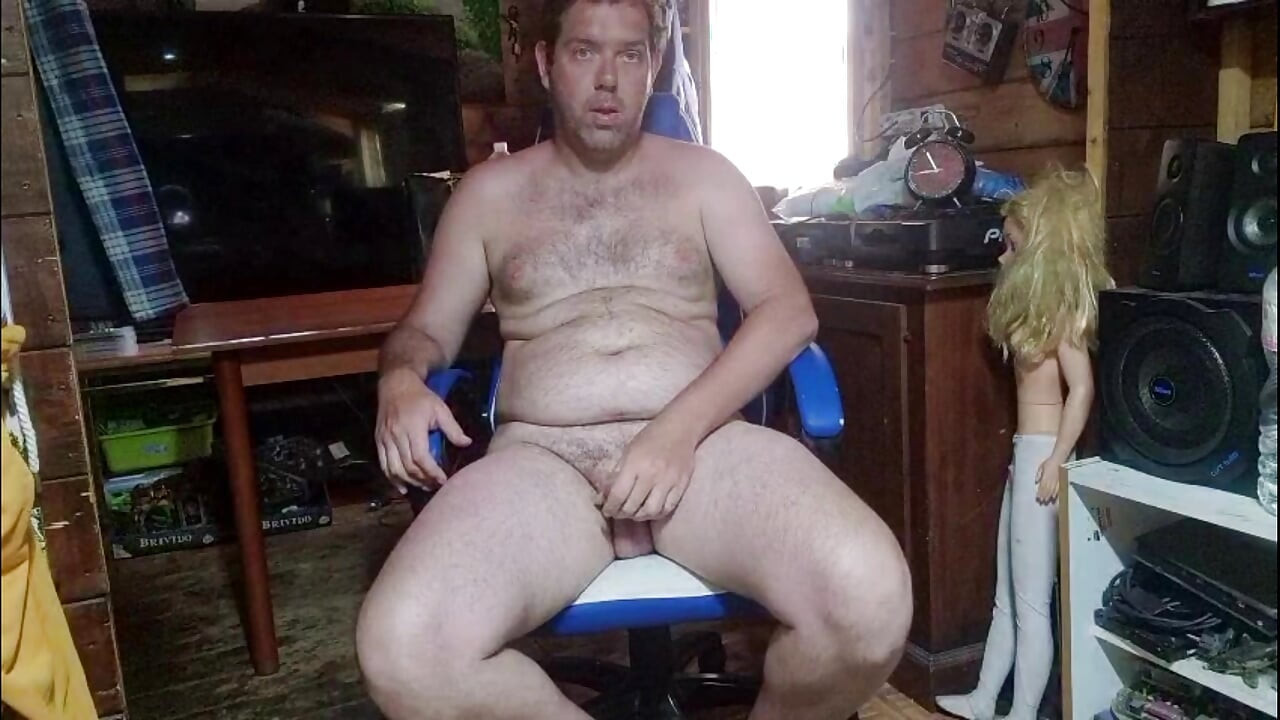 All naked in my armchair
